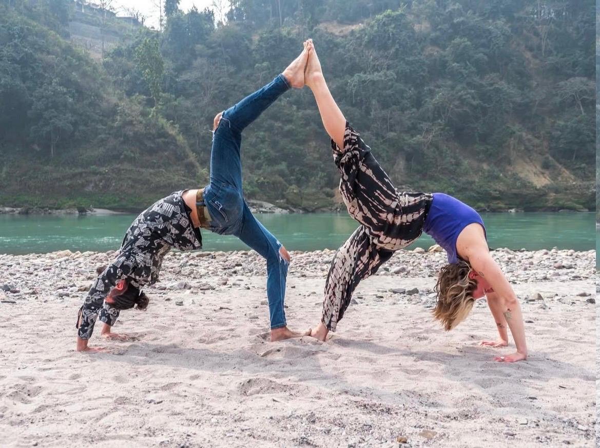 Yoga pose practice
