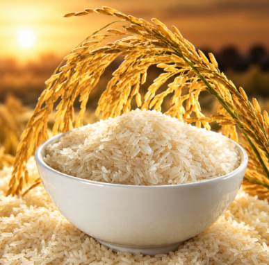 Nutritious rice prepared for Annadanam food service